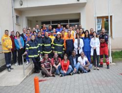 Gölköy Devlet Hastanesinde yangın tatbikatı yapıldı