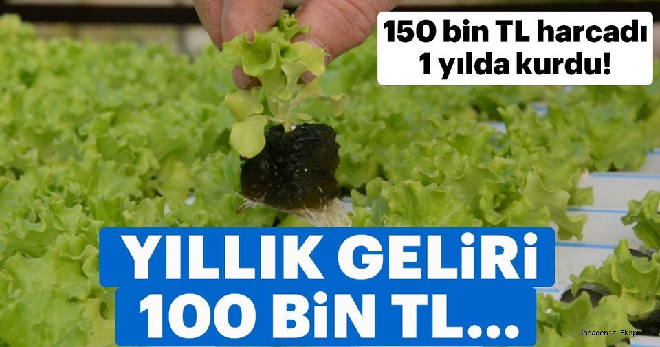 Kumrulu İsmet Zeyrek; 150 bin TL harcayarak kurdu, yıllık 100 bin TL kazanmayı hedefliyor