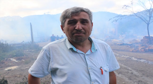 Kastamonu'nun Daday ilçesinde çıkan yangında 3 ev ve ambarla 2 ahır ve odunluk yandı