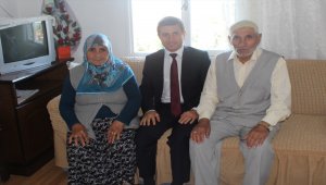Kaymakam Vekili Onay'dan şehit ailesine ziyaret