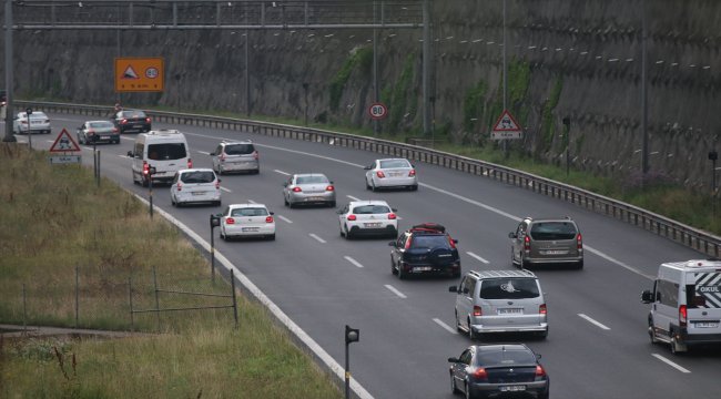 Tatilciler dönüş yolunda