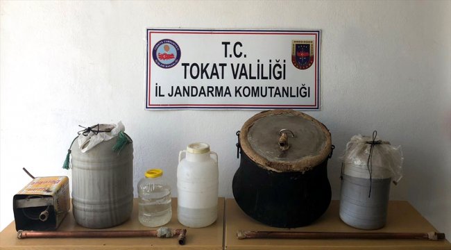 Tokat'ta sahte içki operasyonu