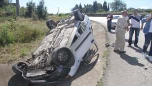 Akçakoca'da trafik kazası: 2 yaralı