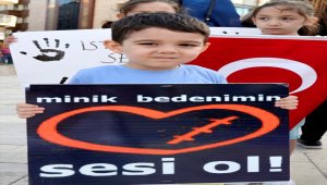 Amasya’da çocuk istismarına tepki yürüyüşü
