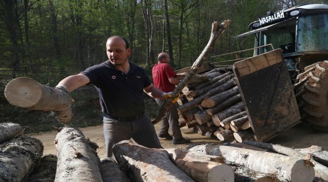 Doğayla iç içe çalışıyorlar