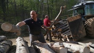 Doğayla iç içe çalışıyorlar