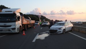 Düzce'de trafik kazası: 5 yaralı