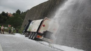 Giresun'daki LPG tankeri kazası