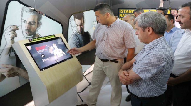 Narkotik Eğitim Tırı Zonguldak'ta