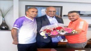 Orduspor amigolarından eski başkan Bodur'a ziyaret