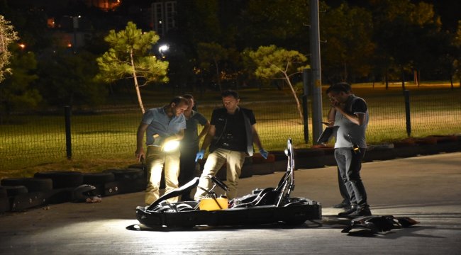 Saçları go-kartın lastiğine dolanan kadın ağır yaralandı