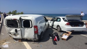 Samsun'da trafik kazası: 8 yaralı