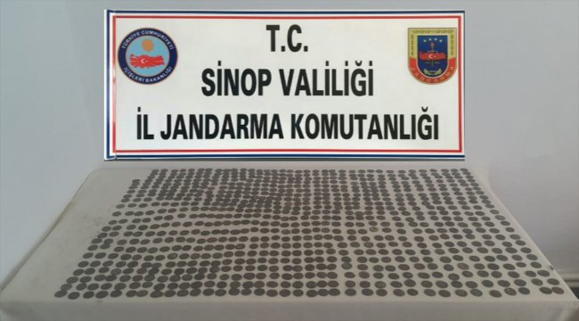 Sinop'ta Roma dönemine ait 789 sikke ele geçirildi