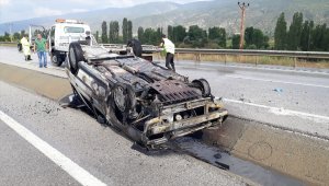 Tosya'da trafik kazası: 2 yaralı