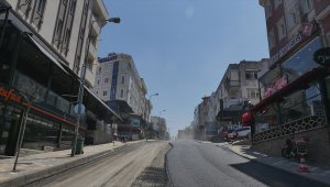 Trabzon'da yol asfaltlama çalışması