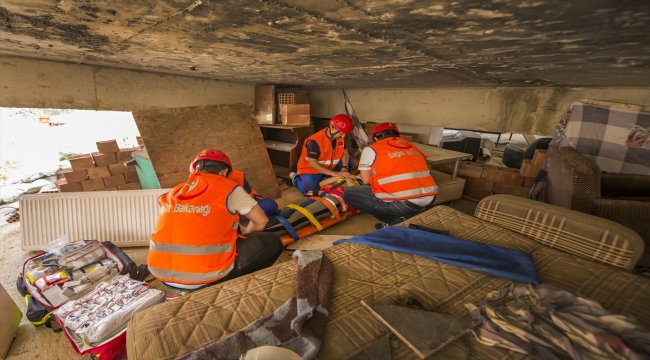 UMKE'den gerçeğini aratmayan tatbikat