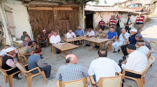 Vali Osman Varol'dan köy ziyaretleri