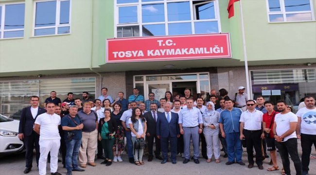 Yabancı gazeteciler Tosya'da