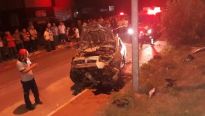 Zonguldak'ta otomobil devrildi: 1 yaralı