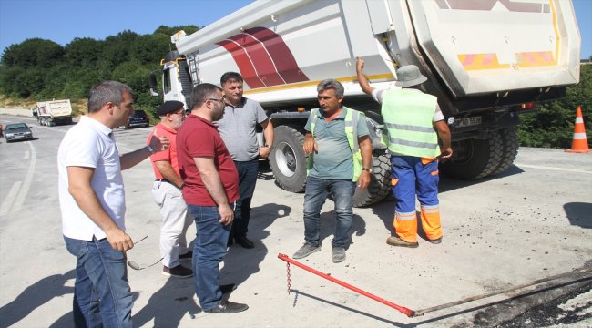 AK Parti İl Başkanı Keskin, Akçakoca'da inceleme yaptı