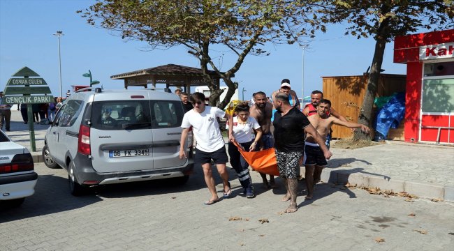 Akçakoca'da mevsimlik tarım işçisi boğulma tehlikesi geçirdi