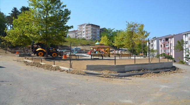 Alaplı Belediyesinden aile parkı çalışmaları