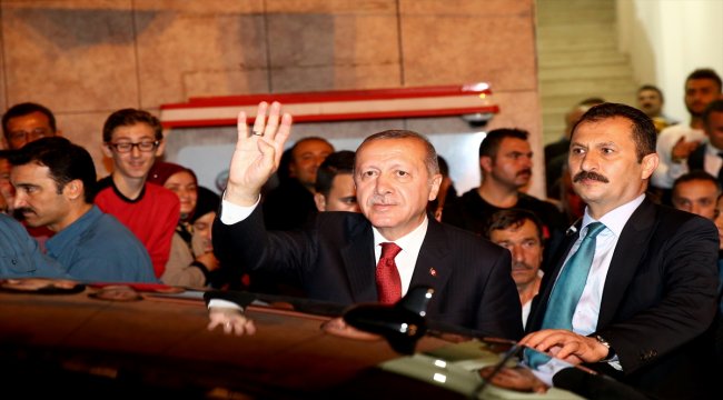 Cumhurbaşkanı Erdoğan Rize'de