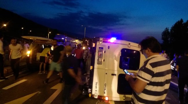 Düzce'de trafik kazası: 2 yaralı