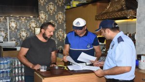 Düzce'de zabıta ekipleri kafelerde"tek şeker" denetimi yaptı