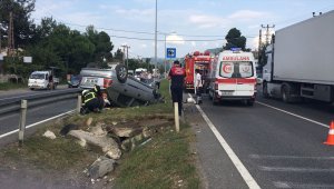Fatsa'da trafik kazası: 1 yaralı