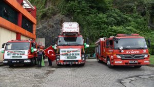 Giresun Belediyesi iki itfaiye aracı aldı