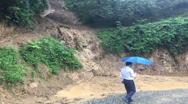 Giresun'da şiddetli yağış