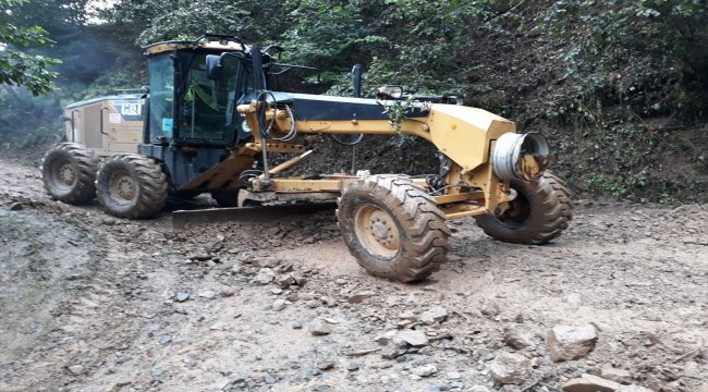 Giresun'daki şiddetli yağış
