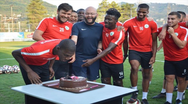 Giresunspor, Ümraniyespor maçının hazırlıklarına başladı