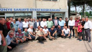 Milletvekili Enginyurt Ünye'yi ziyaret etti