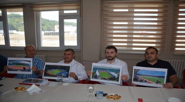 Milletvekili Maviş, stadyum inşaatını inceledi