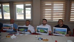 Milletvekili Maviş, stadyum inşaatını inceledi