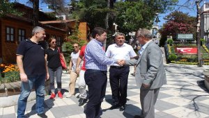 Milletvekili Tunç'tan esnaf ziyareti