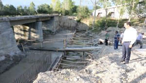 Mudurnu'da yol yapım çalışmaları