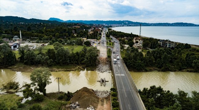 Ordu'da trafik yoğunluğu
