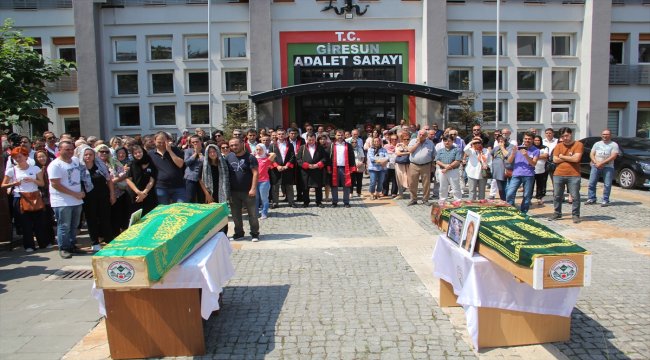 Ordu'daki kazada ölen karı koca toprağa verildi