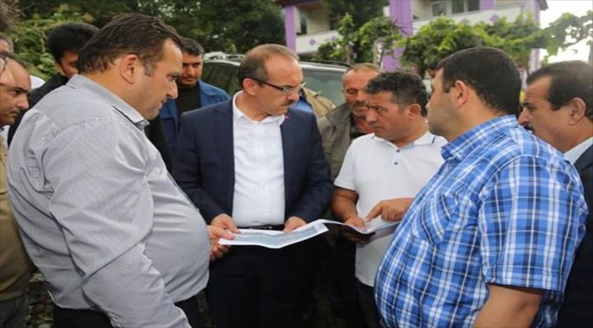 Ordu'daki şiddetli yağış