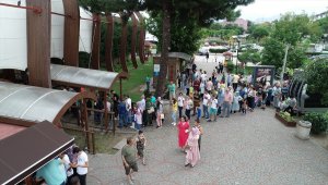 Ordu'daki teleferik 9 günde 100 bin yolcu taşıdı