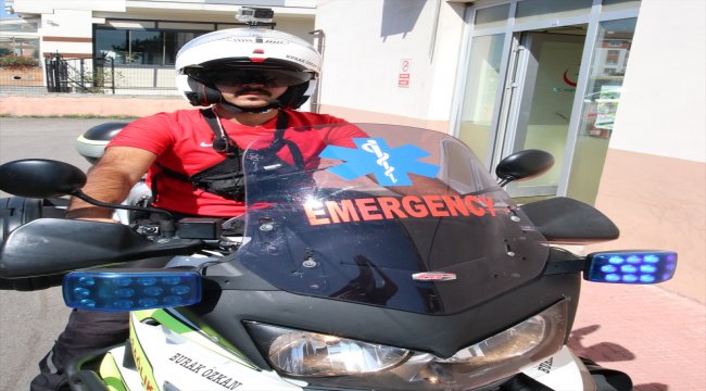Sağlıkta "altın dakikalar" motosiklet ambulanslara emanet