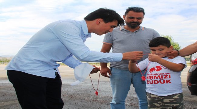 Taşova'da "kırmızı düdük" uygulaması
