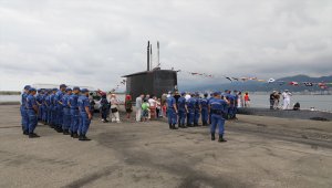 "TCG Preveze" denizaltısı ziyarete açıldı
