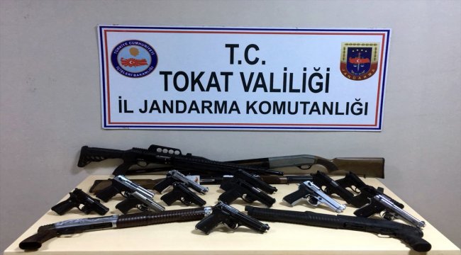 Tokat'taki düğünlerde çok sayıda silah ele geçirildi