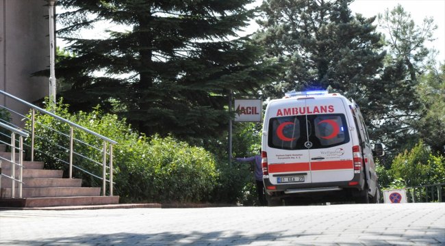 Zonguldak'ta demir çelik fabrikasında yangın