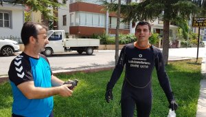 Amasya'da itfaiyeden güvercin kurtarma operasyonu