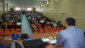 Bafra'da öğretmenlere trafik eğitimi veriliyor